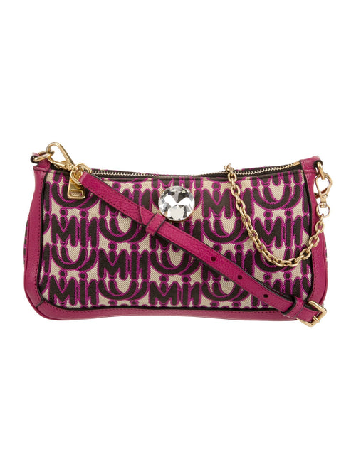 Miu Miu Canvas Crossbody Bag