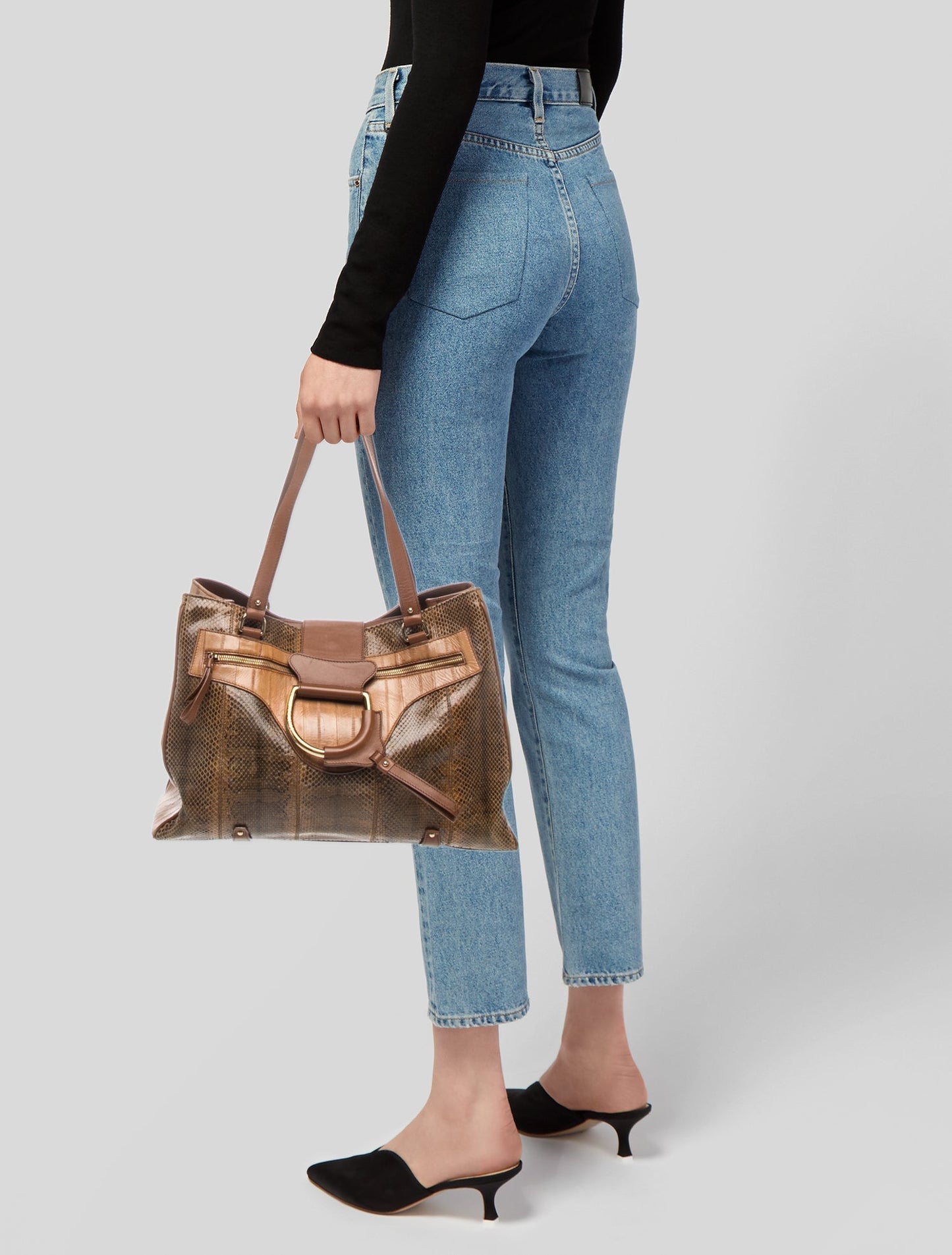 Dolce & Gabbana Snakeskin Shoulder Bag