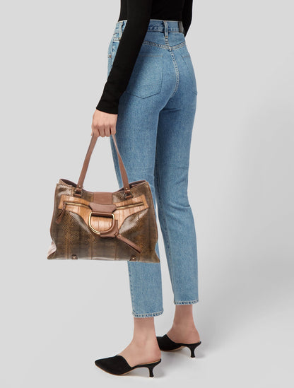 Dolce & Gabbana Snakeskin Shoulder Bag