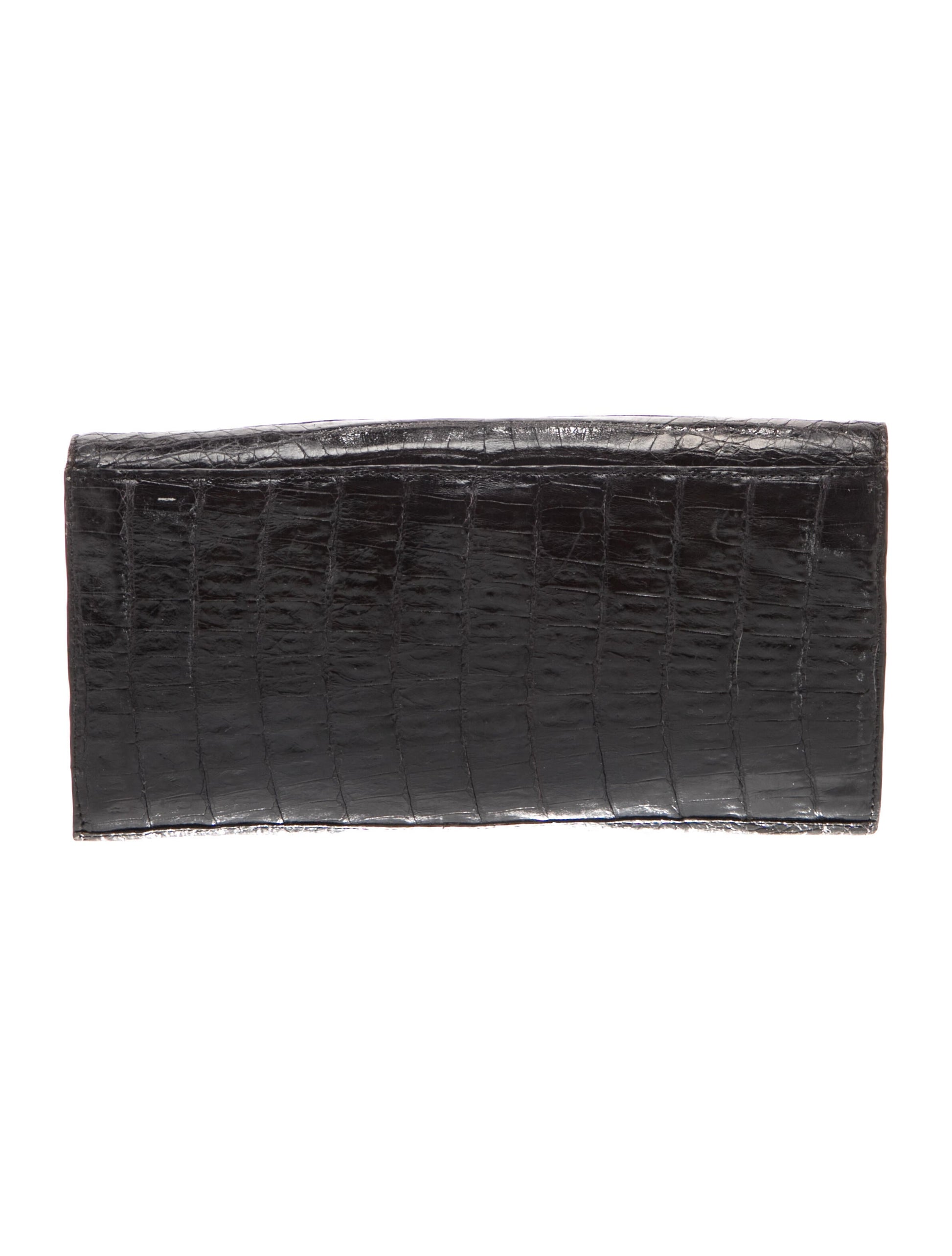 Nancy Gonzalez Crocodile Clutch