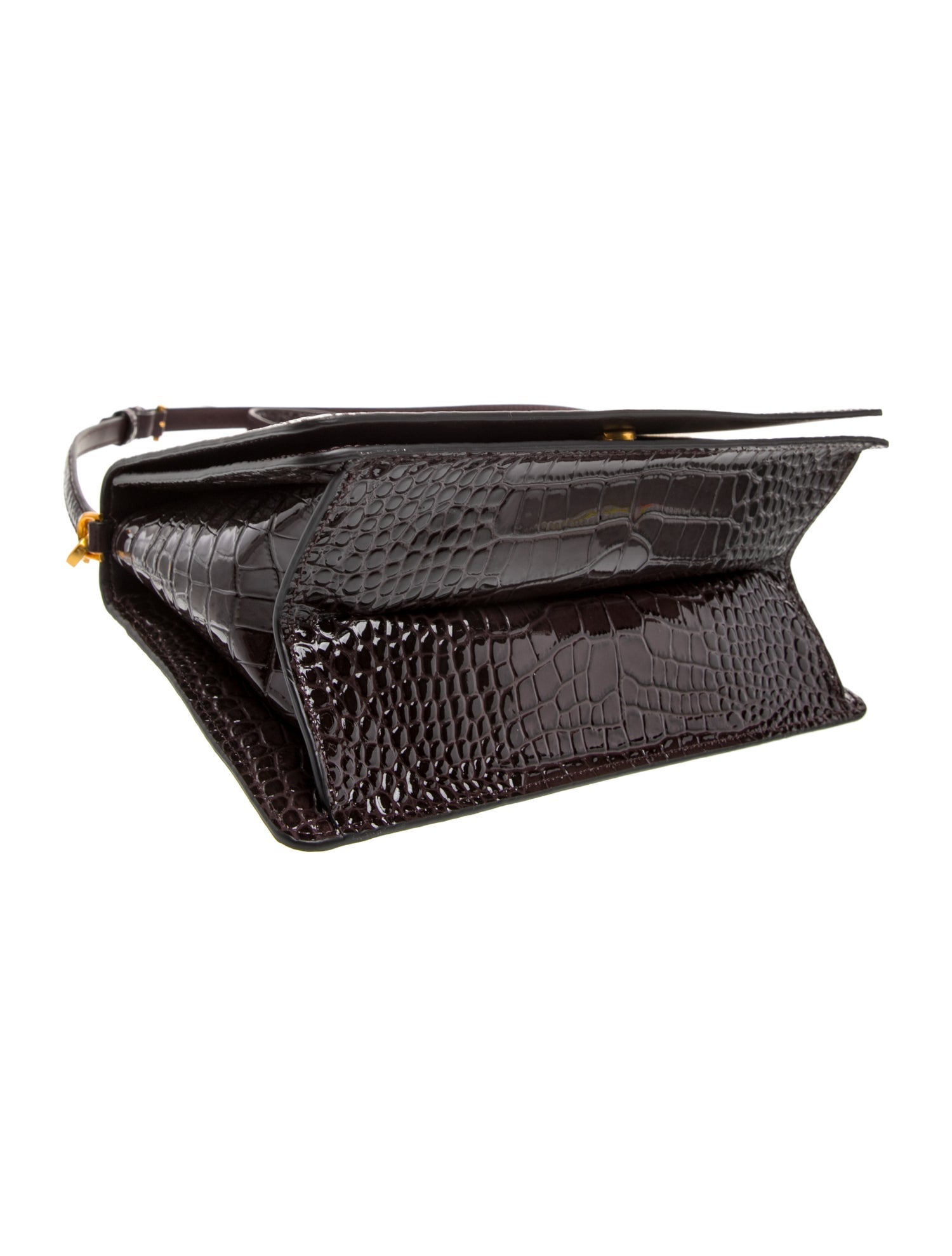 Donna Karan Embossed Leather Top Handle Bag w/ Tags