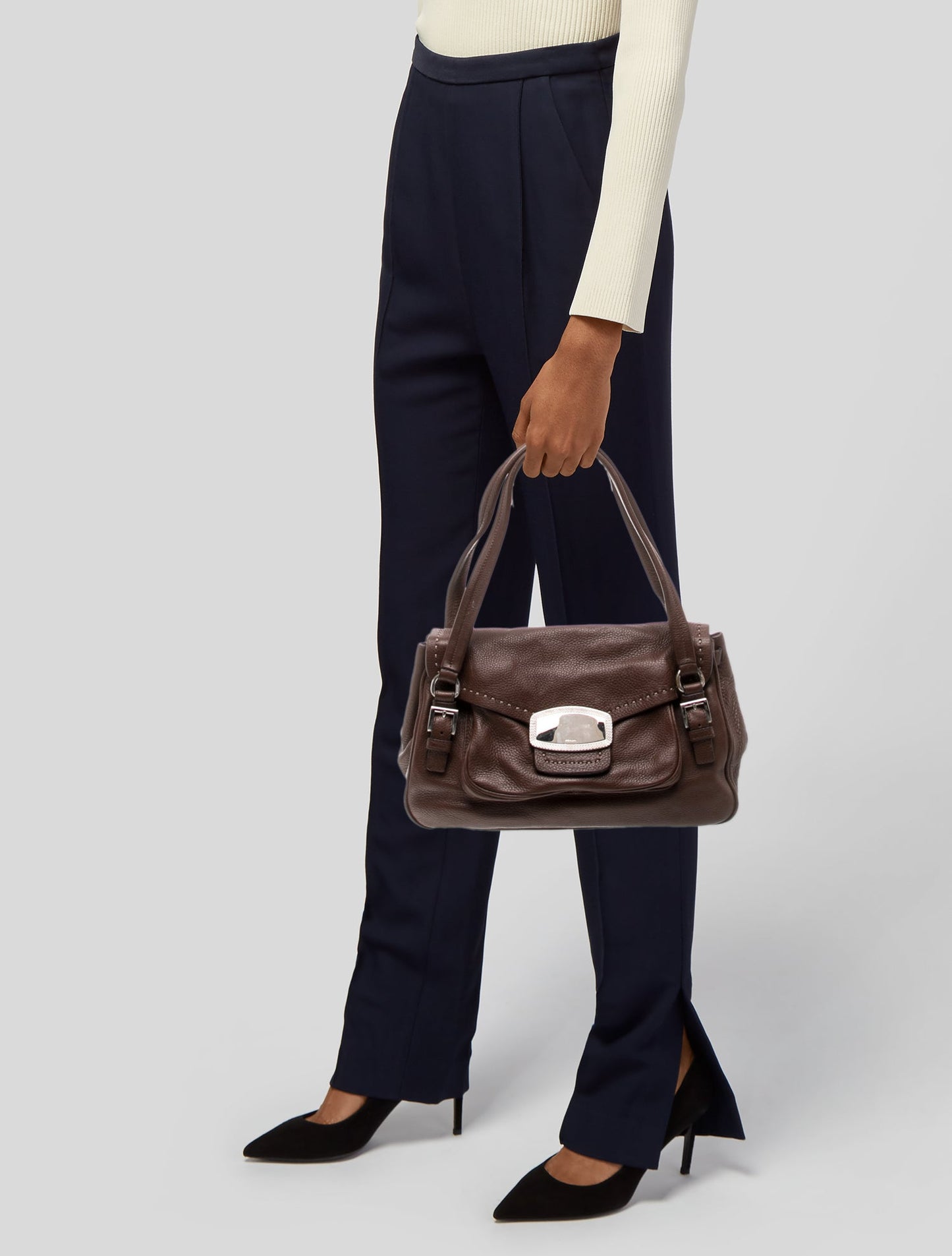 Prada Leather Shoulder Bag