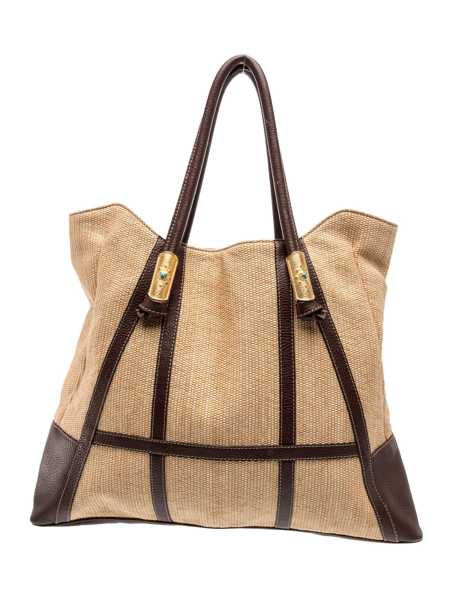 Valentino Straw Top Handle Bag