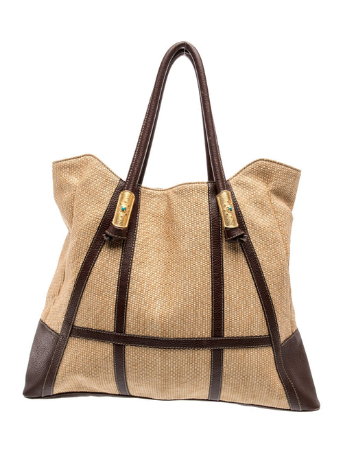 Valentino Straw Top Handle Bag