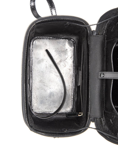 Gucci Leather Cosmetic Bag with crossbody strap