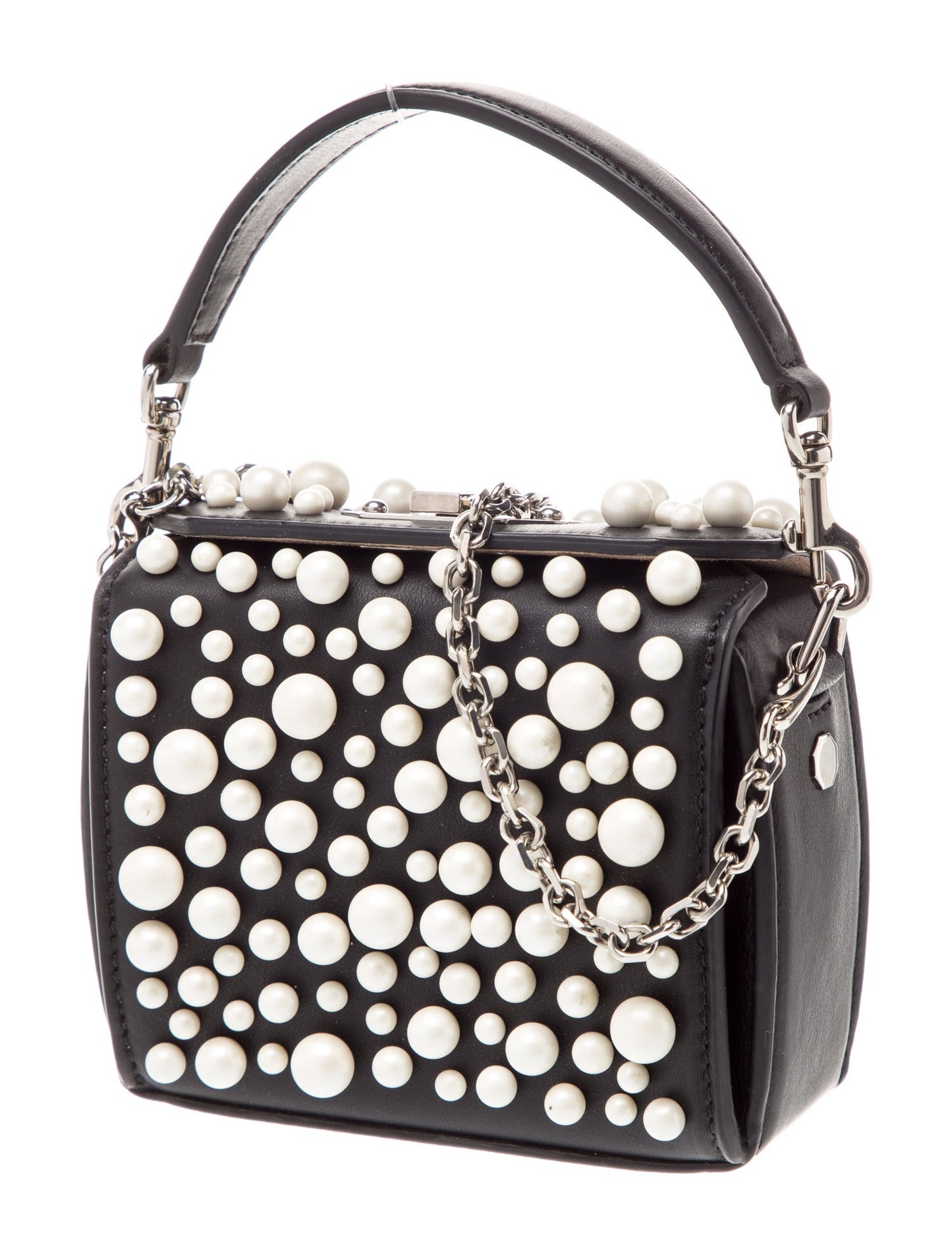 Alexander McQueen Leather Top Handle Bag