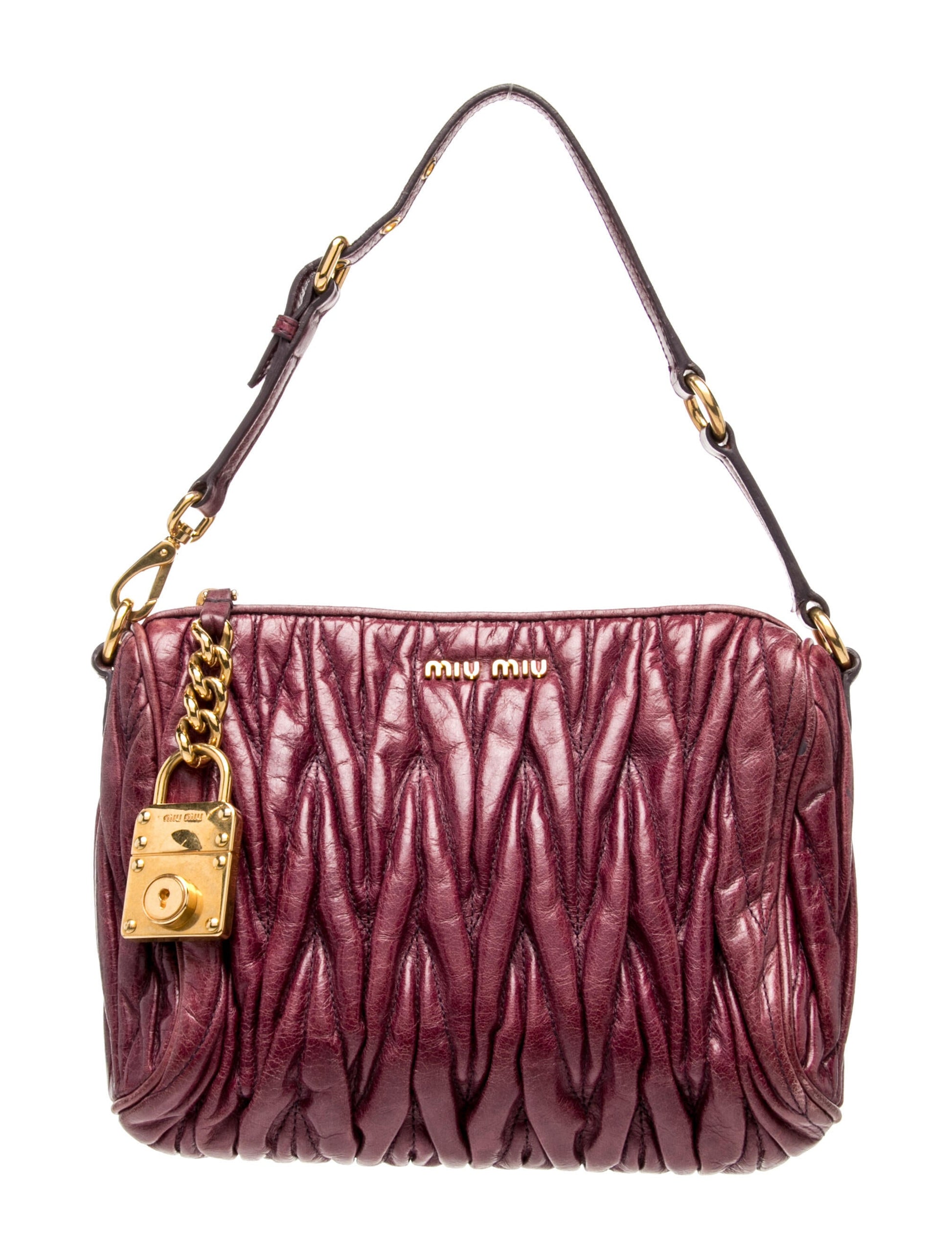 Miu Miu Leather Shoulder Bag