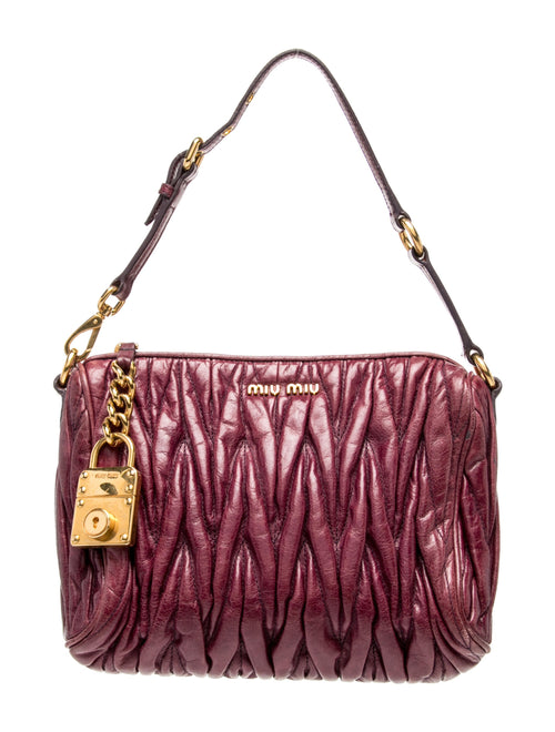 Miu Miu Leather Shoulder Bag