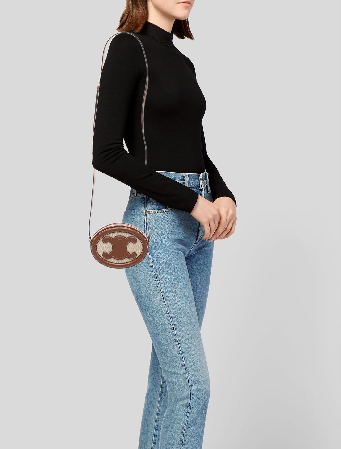 Celine Triomphe Oval Bag w/ Tags