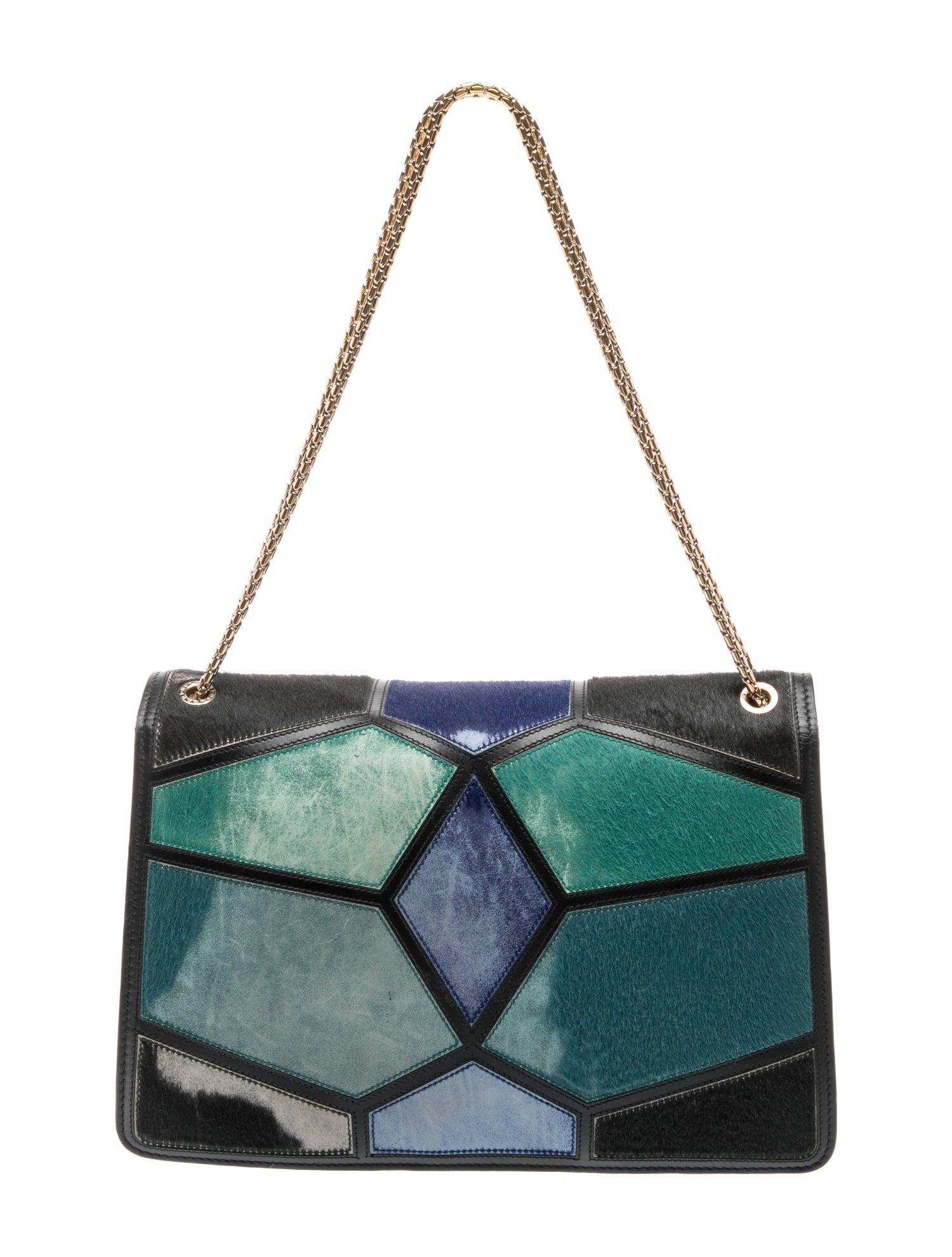 Bvlgari Ponyhair Shoulder Bag